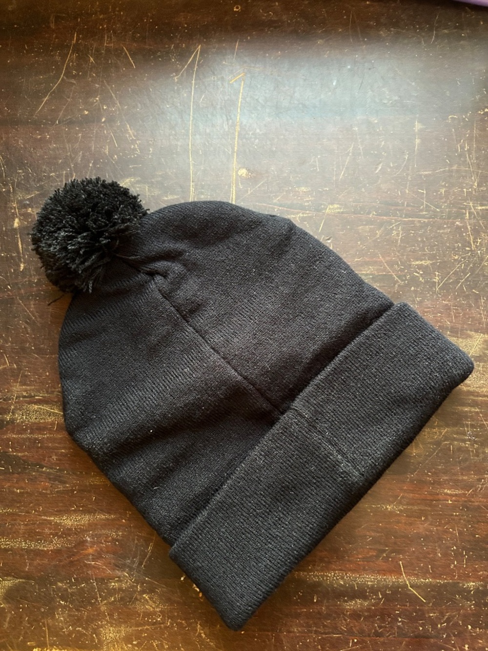 Black Dinosaur Jr “Without A Sound” Pom Pom Beanie - Picture 2 of 2
